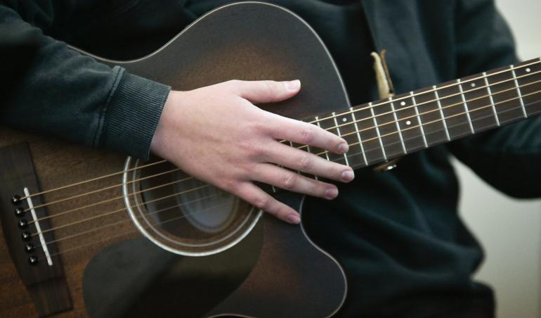 Guitar Close-Up Music Therapy
