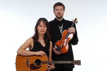 fiddler Jim Wood and guitarist Inge Wood