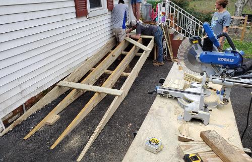 AGC Wheelchair ramp build