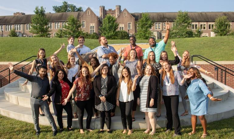 MPH Group photo 2020 Group photo with students posing