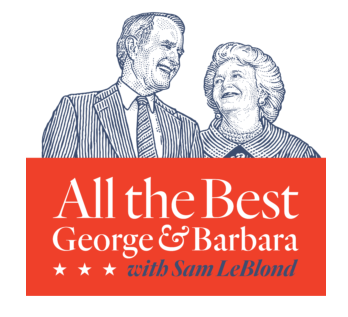 All the Best George & Barbara with Sam LeBlond