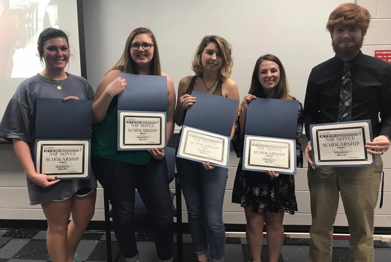 2017 Noyce Recipients 5 Noyce scholarship recipients