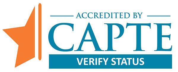 CAPTE Accreditation Accredited by CAPTE Verify Status