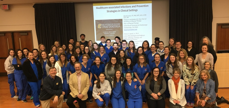 PT Students and Faculty Group photo of PT Students and Faculty
