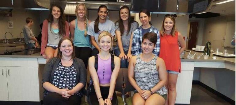 Group photo of dietetics class