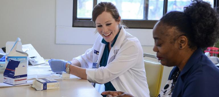 Nursing Students at Fair Students at Nursing Fair