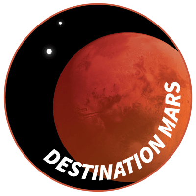 Destination Mars circle logo