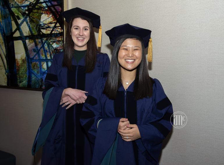 UTC OTD Class of 2021 Brunch- students UTC OTD Class of 2021 Brunch- image of students in cap & gown
