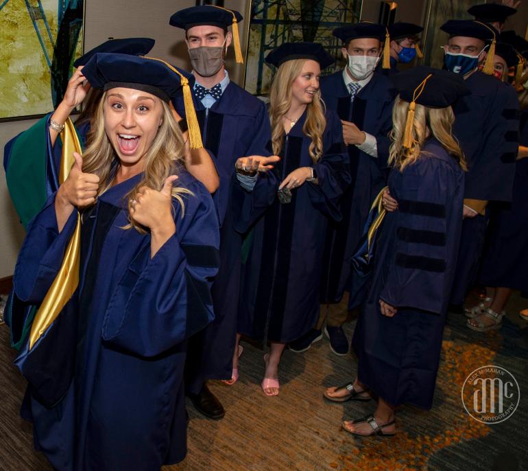 UTC DPT 2021 graduate celebrates UTC DPT 2021 graduate celebrates