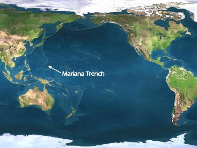 Photo of the Mariana Trench Photo of the Mariana Trench