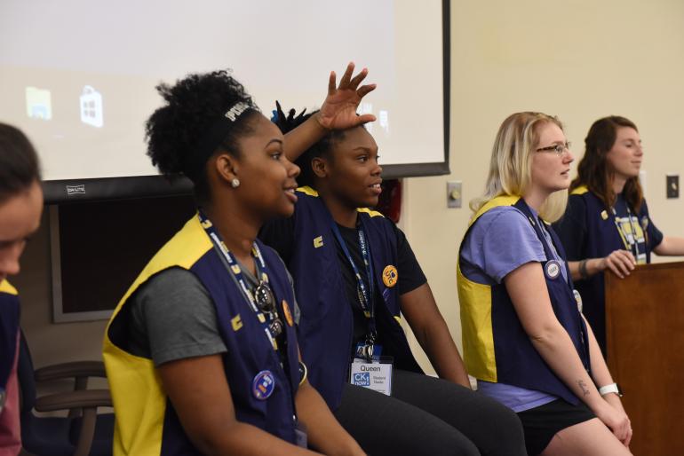 C.K. Now! Mentors at an event