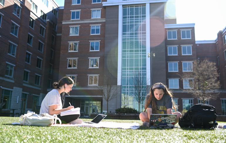 West Campus Housing Courtyard