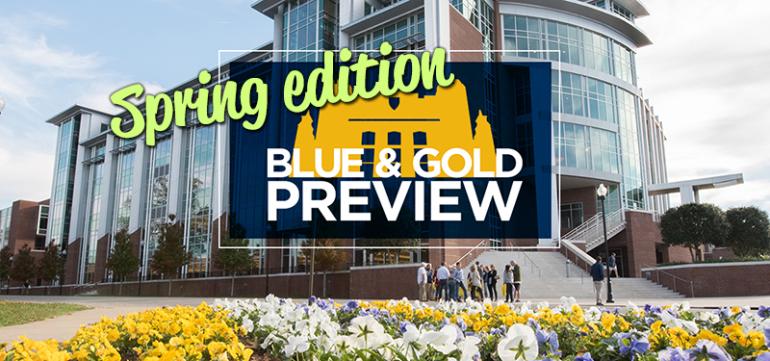 Spring Blue and Gold Preview