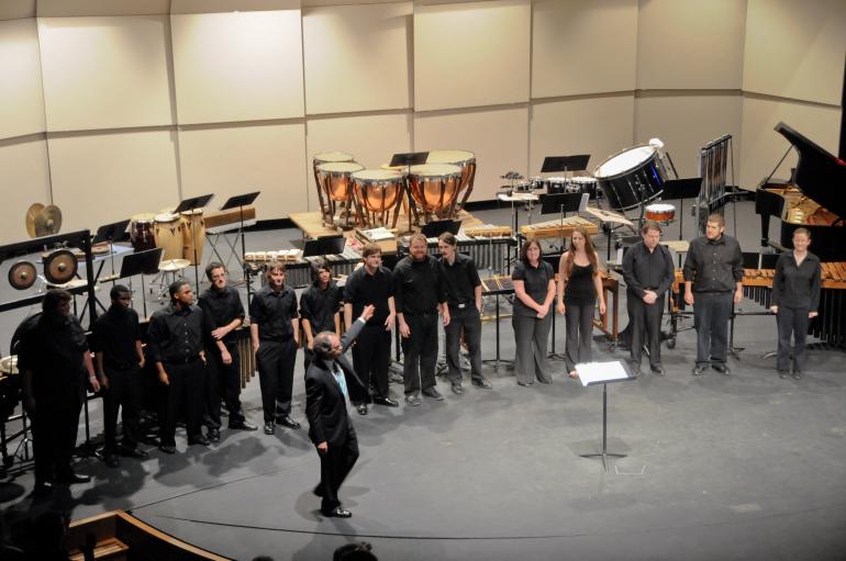UTC Percussion Ensemble UTC Percussion Ensemble on stage