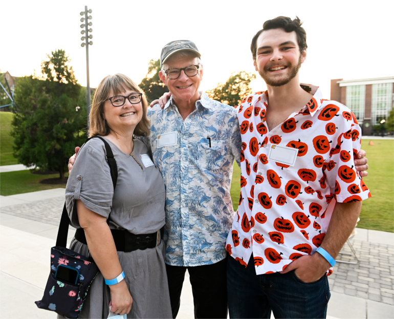 Family at Fall Family Weekend