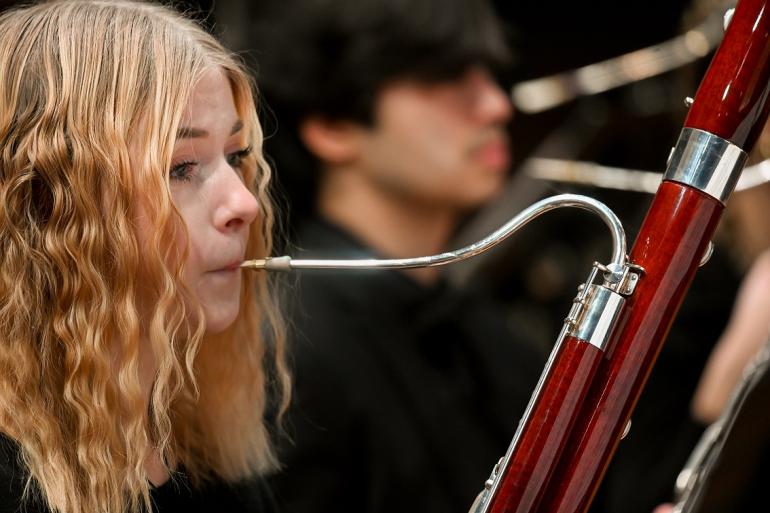 UTC Symphony Orchestra bassoonist