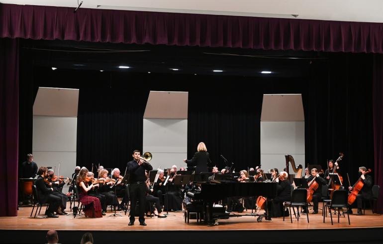 UTC Symphony Orchestra trombone soloist