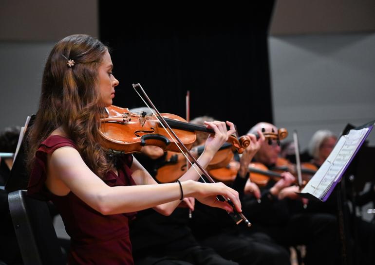 UTC Symphony Orchestra violins