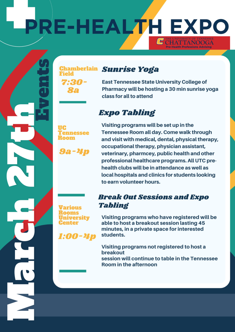 PreHealth Expo Schedule March 27 PreHealth Expo Schedule March 27