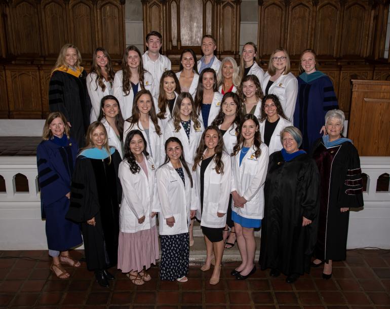 OTD class of 2024 White Coat Group 