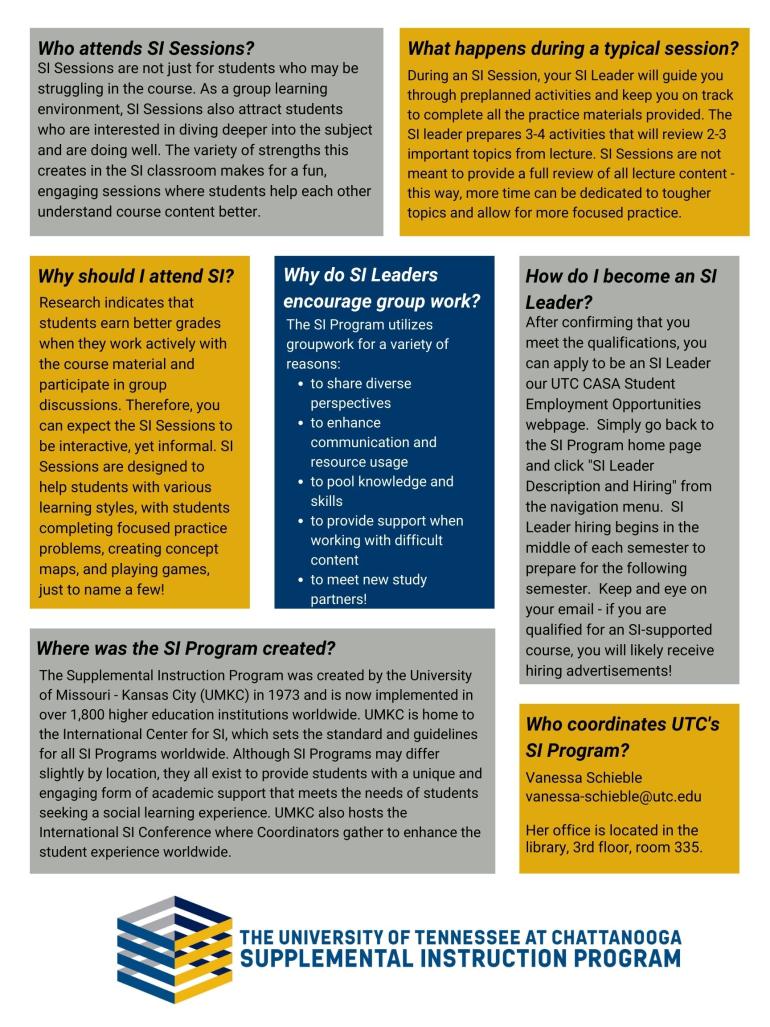 Supplemental Instruction Frequently Asked Questions page 2