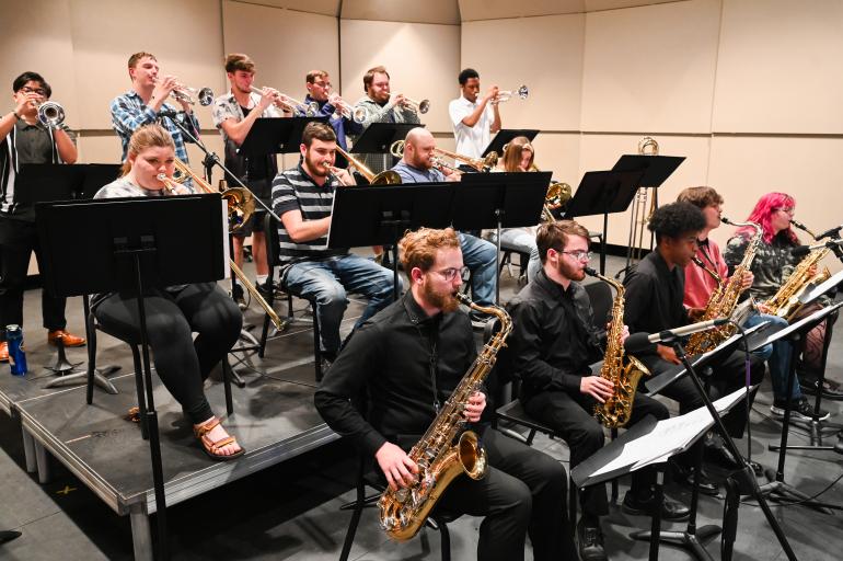 Photo of UTC Jazz Band 2023 without rhythm section