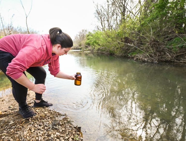 water sampling