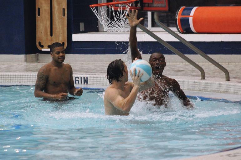 Pool Party - Slide Show - June 2023 - Boys Playing Basketball