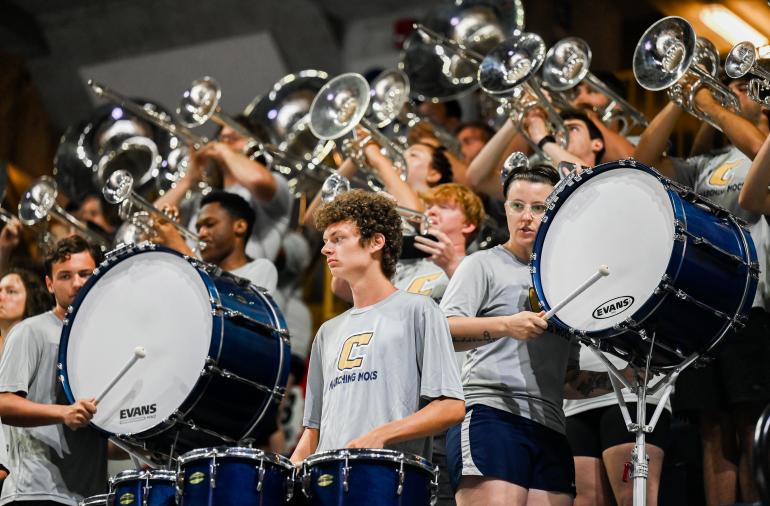 UTC Moc Fleet in the stands at a game