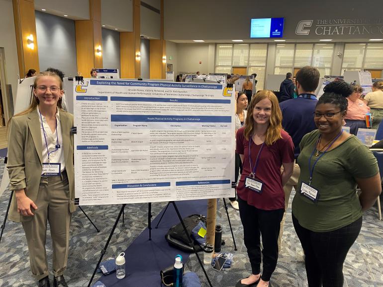 Students presenting 