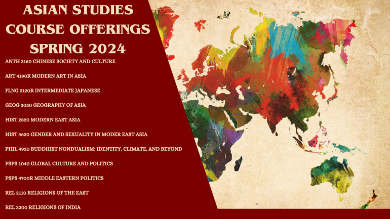 Asian Studies Course Offering Spring 2024