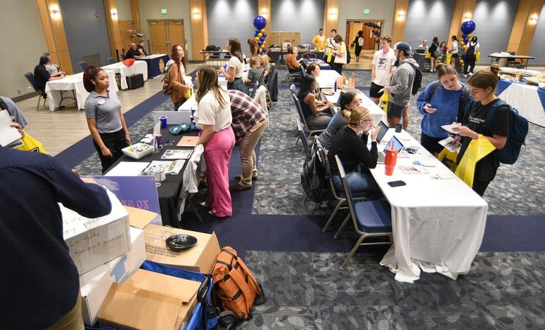 Off-Campus Housing Fair, Fall 2023 - Photo by Times Free Press staff photographer Matt Hamilton