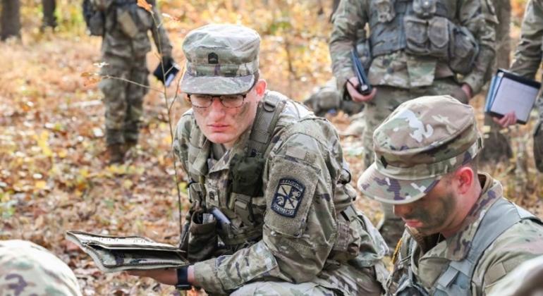 Military Science in action