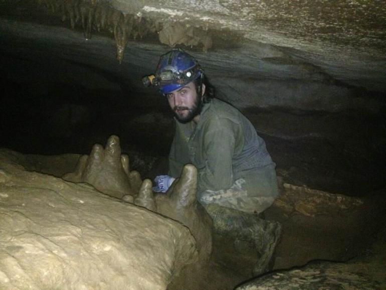 Dylan Ripley met his wife, Mona, at a UTC Marching Band camp. The couple took pictures during an Oct. 4, 2015, visit to Raccoon Mountain Caverns (photos courtesy of Dylan Ripley). Dylan Ripley met his wife, Mona, at a UTC Marching Band camp. The couple took pictures during an Oct. 4, 2015, visit to Raccoon Mountain Caverns (photos courtesy of Dylan Ripley).