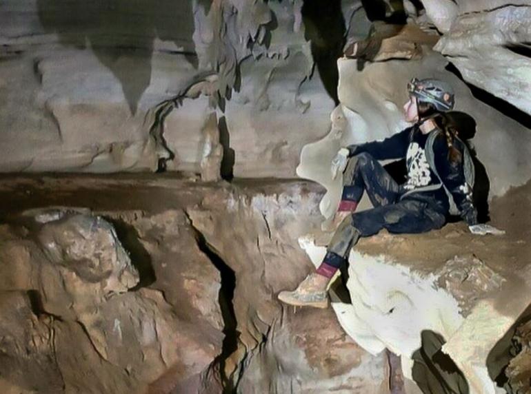Jasmin Barton-Holt first moved to Chattanooga to work in Raccoon Mountain Caverns before enrolling at UTC (photo courtesy of Jasmin Barton-Holt). Jasmin Barton-Holt first moved to Chattanooga to work in Raccoon Mountain Caverns before enrolling at UTC (photo courtesy of Jasmin Barton-Holt).