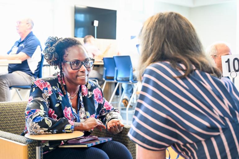 VEP member getting mentored