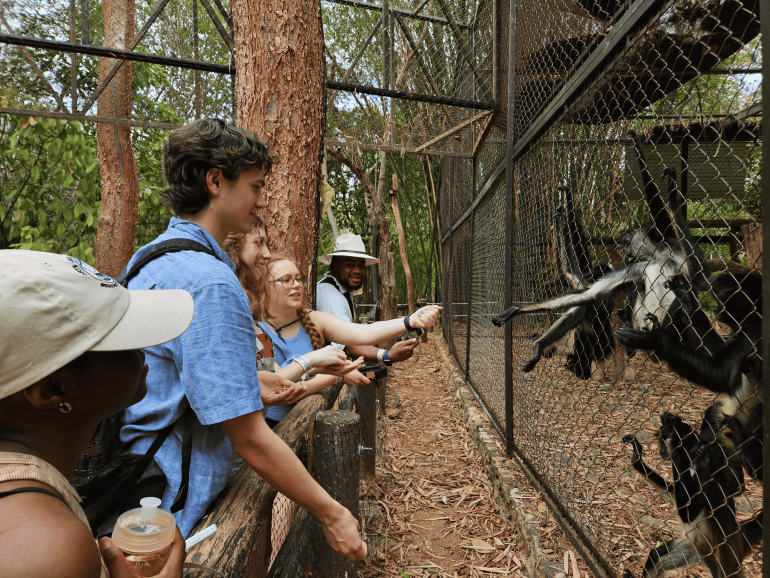 A&SRC students observe wildlife during an international field experience in Mexico.