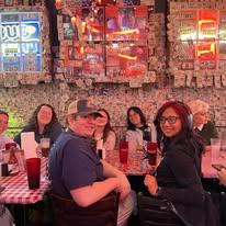 Students gather at Champy's