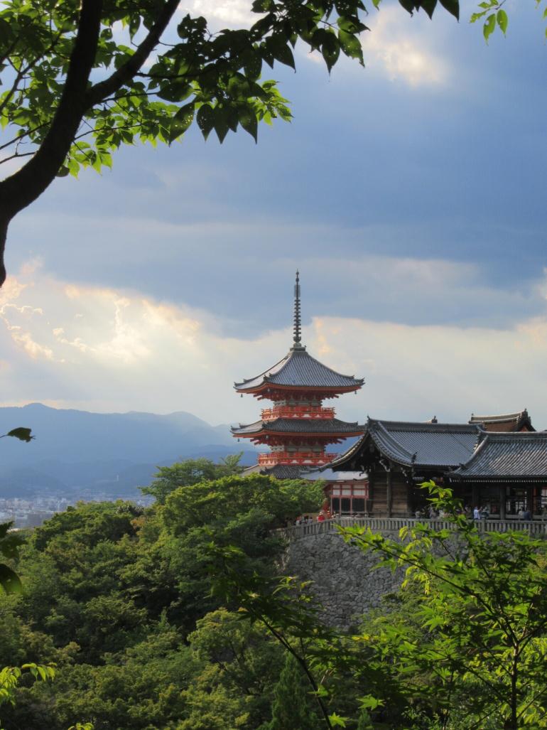 Kiyomizu-dera pagoda in Kyoto, Japan