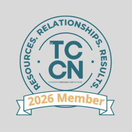 TCCN Logo, 2026 Member with Slogan Resources, Relationships, Results.