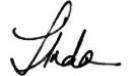 Dean Linda Frost's signature