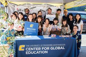 JFOU students have a booth for Parking Day. JFOU students have a booth for Parking Day.