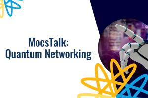 Quantum Networking title slide with AI representation. Quantum Networking title slide with AI representation.