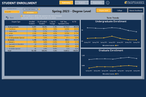 Student Enrollment Dashboard Student Enrollment Dashboard