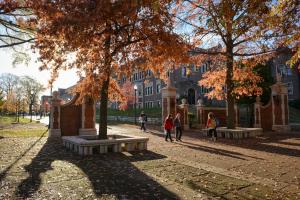 Campus in the fall