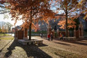 Campus in the fall