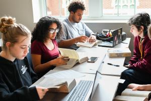 UTC academics UTC students in an African American literature class