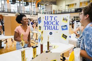 UTC Moc Trial UTC students at a the student fair club