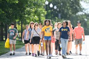 Students Touring UTC Campus