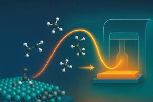 Figure representing materials at nanoscale